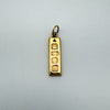 Vintage 9ct Gold Ingot Pendant / Charm 3.9g *