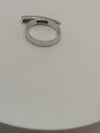 Modernist Ring Sterling Silver 925 Size N - O by Sif Jakobs