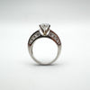 1ct CZ Chunky Ring in Sterling Silver 925 Size L - M