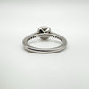 9ct White Gold 0.56ct Diamond Engagement Ring Size I - J Replated