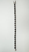 11ct Natural Blue Sapphire Sterling Silver 925 Tennis Bracelet 8" by Harry Ivens