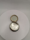 Secret Mirrored Pendant  Trinket Pill Box Charm  Compact 925 Sterling Silver 13g