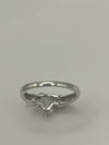 1.5ct Trilogy Heart CZ Sterling Silver 925 Size N - O by TGGC *