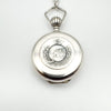 Chunky Round Country Cottage Engraved Locket in Sterling Silver 925 Heavy 14g