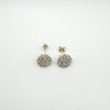 0.40ct CZ Cluster Stud Earrings in Sterling Silver 925