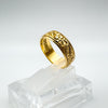 Antique 18ct Gold Ivy Vine Engraved Wedding Eternity Stacking Ring 5.5g P - Q