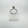 Cabochon Opal Ring in Sterling Silver 925 Size T - U