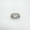 Chunky 2ct CZ Full Eternity Band Ring Size P - Q