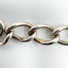 Vintage Heart Padlock Bracelet in Sterling Silver 925 (1972) 13g