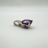 1.5ct Amethyst CZ Pendant in Sterling Silver 925