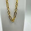 Vintage 9ct Gold Link & Rolo Chain 18” Necklace 4.5g