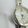 Ladies Mother of Pearl Diamond Set Sterling Silver Watch 925 by eNVy