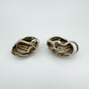 Vintage Tiffany & Co. Shrimp Clip on Earrings in Sterling Silver 18k Gold RARE *