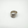 Vintage Wide Wrapped Wire Ring in Sterling Silver 925  P Q by Tianguis Jackson