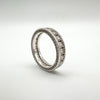 Chunky 2ct CZ Full Eternity Band Ring Size P - Q