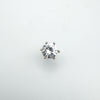 1ct CZ Solitaire Single Stud Earring in Sterling Silver 925