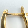 9ct Gold Diamond Huggie Hoop Earrings