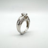 1ct CZ Chunky Ring in Sterling Silver 925 Size L - M