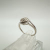 0.17ct Diamond Engagement Ring on Sterling Silver 925 Size N - O