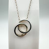 2x Rings or Circle of Life Pendant in Sterling Silver 925 by Argento 