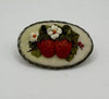 Vintage Strawberry Polymer Clay Brooch *