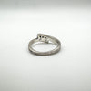 0.03ct Diamond Trilogy Ring Sterling Silver Size O - P Engagement / Eternity