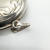 Vintage Chunky Oval Foliate Engraved Locket in Sterling Silver 925 Birm 1996 12g