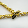 NEW 9ct CZ Gold Plated Tennis Bracelet in Sterling Silver 925 11g