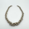 8.5” Graduated Byzantine Chain Extender or Bracelet in Sterling Silver 925 36g