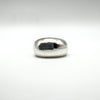 Chunky Modernist Dommed Ring in Sterling Silver 925 Size L - M Heavy 7g