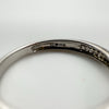 9ct White Gold .10ct Diamond Wedding Eternity Stacking Ring Size L - M