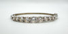 5ct CZ Sparkly Bangle in Sterling Silver 925 13g *