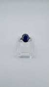 2ct Sapphire Trilogy Engagement Ring in Sterling Silver 925 Size N - O by TGGC