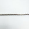 24” Chunky Snake Chain Necklace in Sterling Silver 925 Heavy 