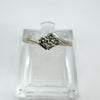 9ct White Gold 0.20ct Diamond Ring Size N - O *