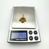 Vintage 9ct Gold Citrine Fob Pendant / Charm