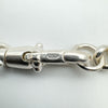 Vintage 20” Curb Links Chain & T-Bar Pendant in Sterling Silver 925 48g