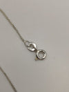 CZ & Pearl Pendant & 16" Necklace Sterling Silver 925 June Birthday Wedding