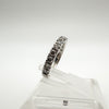 950 Platinum 1ct Diamond 3/4 Hoop Eternity Band / Ring Size O - P