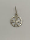 Vintage Small Maltese Pendant Sterling Silver 925 *