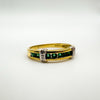 9ct Gold Emerald Ring Wedding Eternity Stacking Size M - N