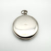 Large Chunky Round Engraved Locket / Pill Box in Sterling Silver 925 Heavy 25g