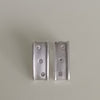 0.06ct Diamond Stud Bar Drop Earrings on Sterling Silver 925 