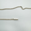 24” inch Flat Curb Chain Necklace in Sterling Silver 4g *