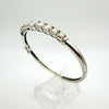 5ct CZ Sparkly Bangle in Sterling Silver 925 13g *