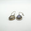 Vintage Moonstone Drop Shepherds Hook Earrings in Sterling Silver 925