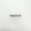 CZ Bubble Ring in Sterling Silver 925 Size P - Q Wedding Eternity Stacking