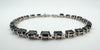 11ct Natural Blue Sapphire Sterling Silver 925 Tennis Bracelet 8" by Harry Ivens