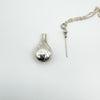 Vintage Perfume Poison Bottle & 18” Chain in Sterling Silver 925