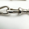 Antique 16” Albert Chain & T-Bar Pendant in Sterling Silver 925 London 1927 40g